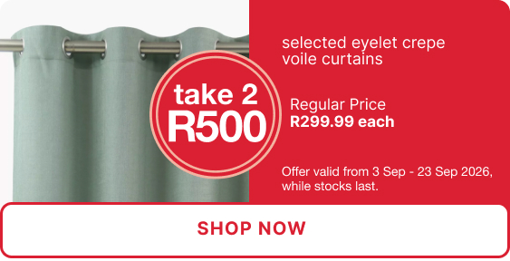 shop an eyelet curtain promotion at mr price home online