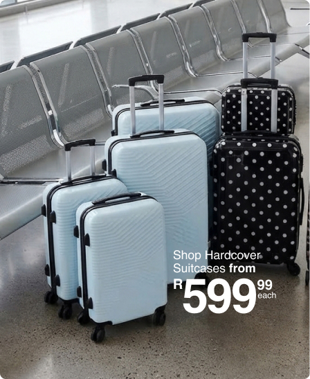 shop escape in style is a travel and luggage collection by mr price home online