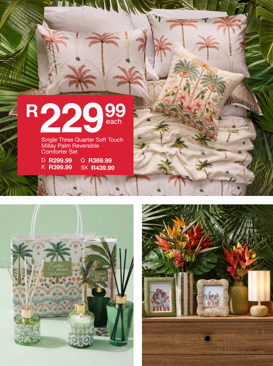 shop serving tropics is a tropical bedroom colleection by mr price home online