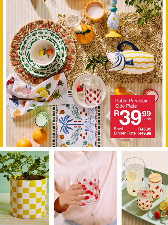 shop simply the zest is a fruit icon collection for the kitchen and dining items by mr price home online
