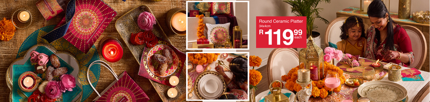 shop diwali collection from Mr Price Home