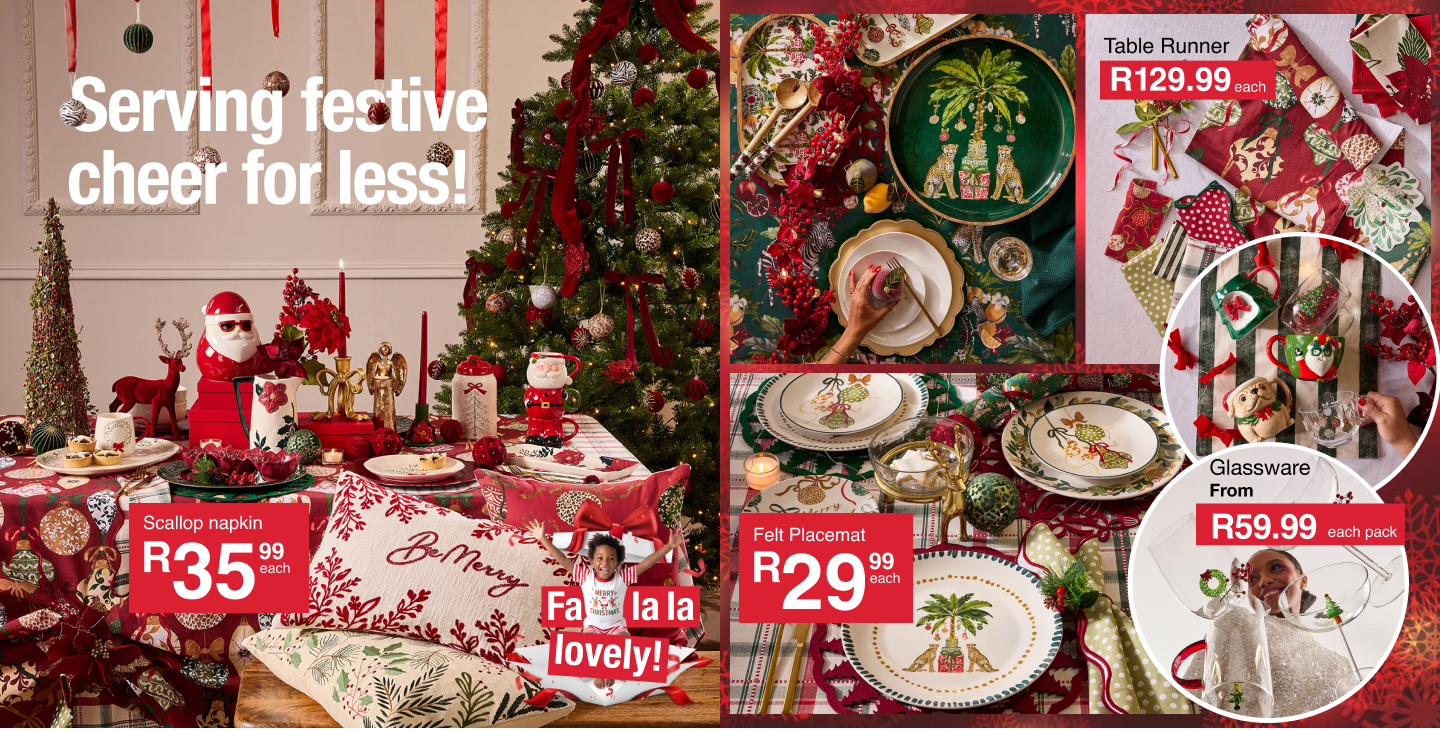 shop magical time christmas collection from mr price home online
