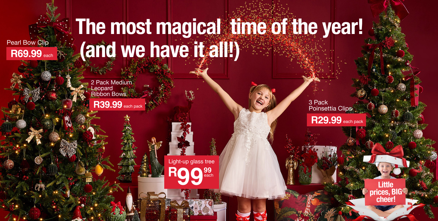 shop magical time christmas collection from mr price home online