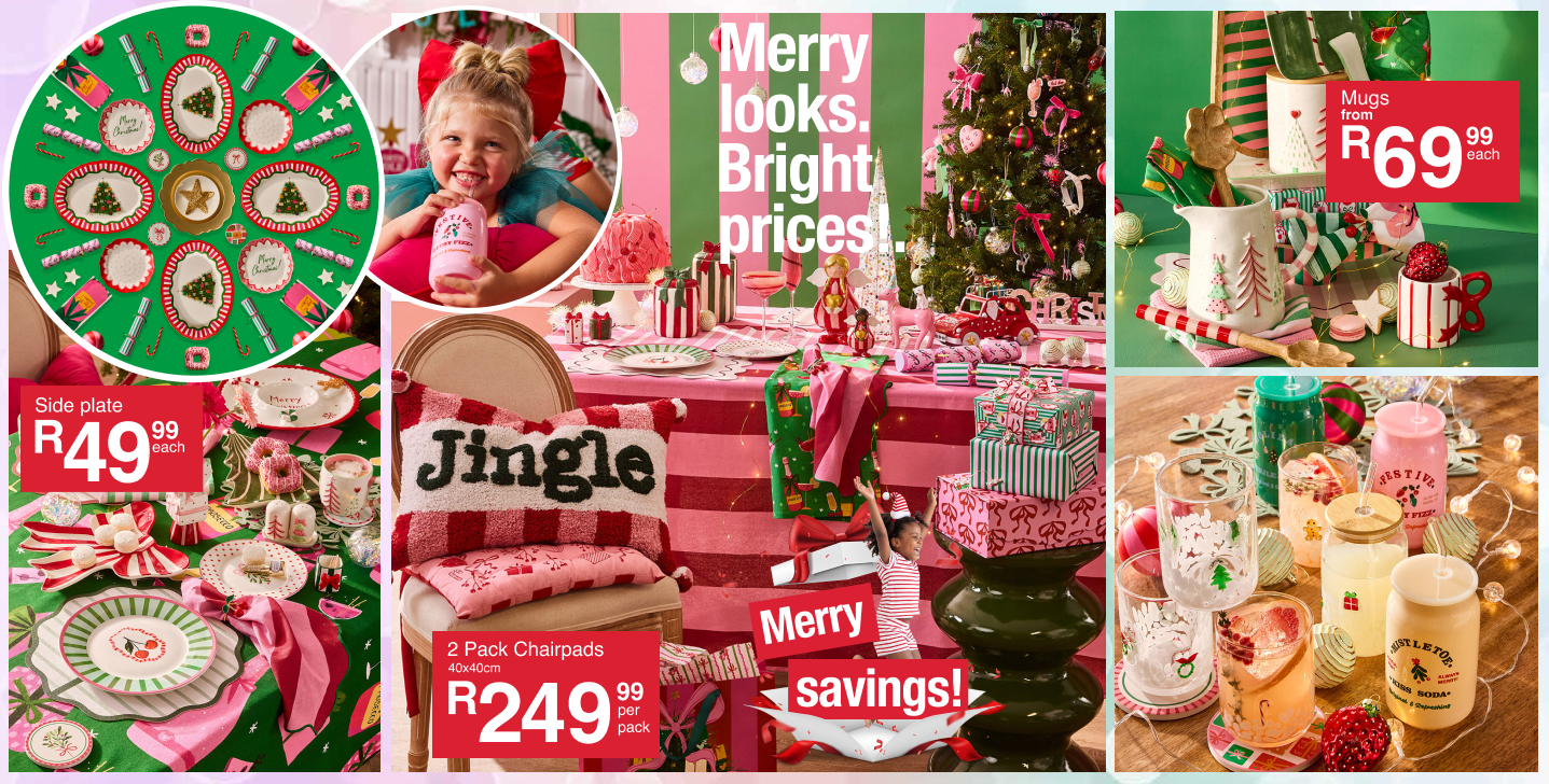 shop merry cherry christmas collection from mr price home online