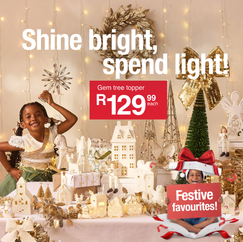 shop shine bright christmas collection from mr price home online