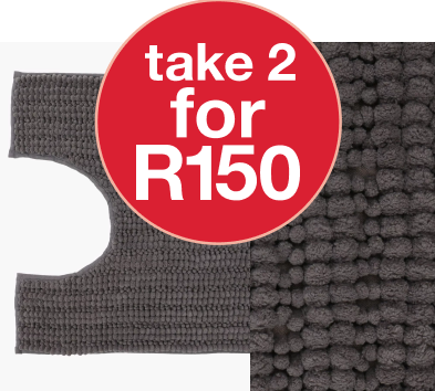 selected Micro Chenille Bobble Bath Mat Large, 50x80cm