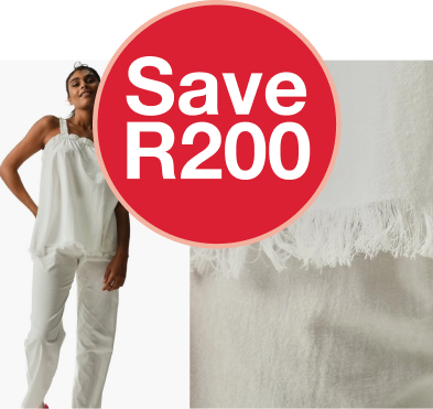 small, medium & large 100% Cotton Fringe Top & Pant Set