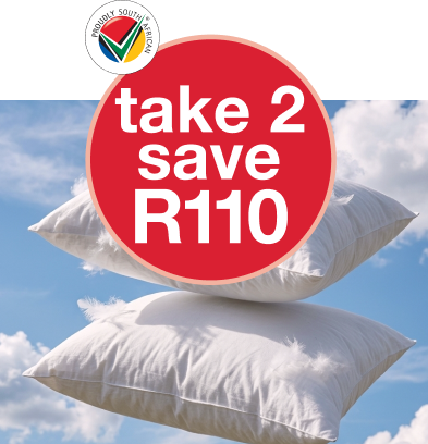 Selected 2 feather cotton standard pillow inners