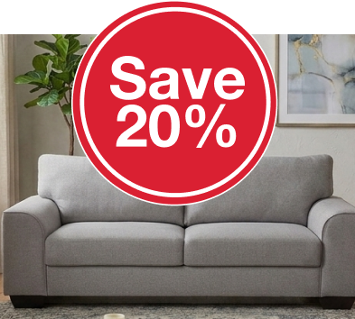 Take 20% off couches promotion from Mr Price Home Online