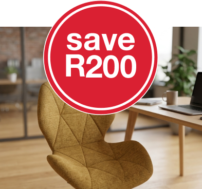 Save R200 off selected office chairs from Mr Price Home online