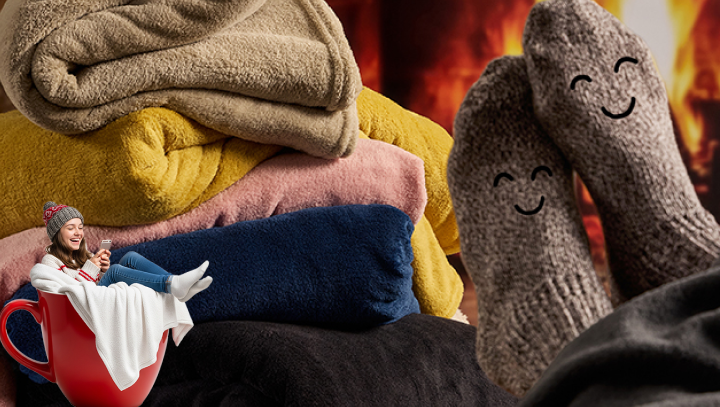 blankets with socks