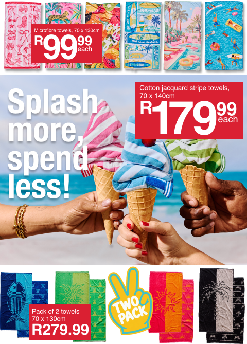 shop beach towel from Mr Price Home online