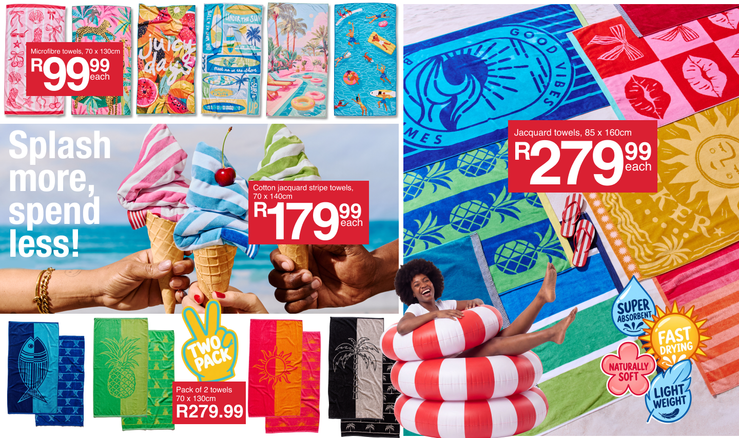 shop beach towel from Mr Price Home online