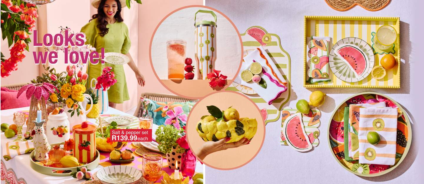 shop looks we love collection from Mr Price Home online