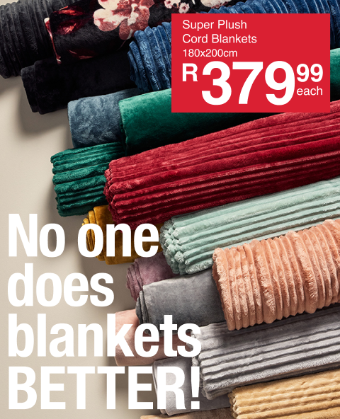shop winter super plush blankets promotion