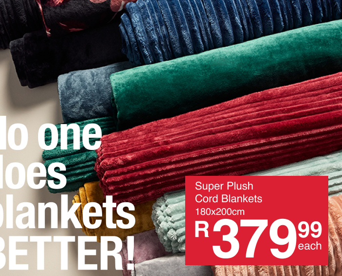 shop winter super plush blankets promotion
