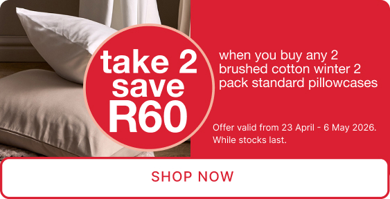 when you buy any 2 standard ball fibre pillows