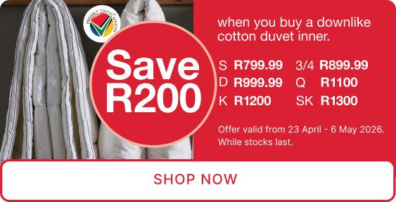 when you buy any 2 down-like luxury soft touch standard pillows