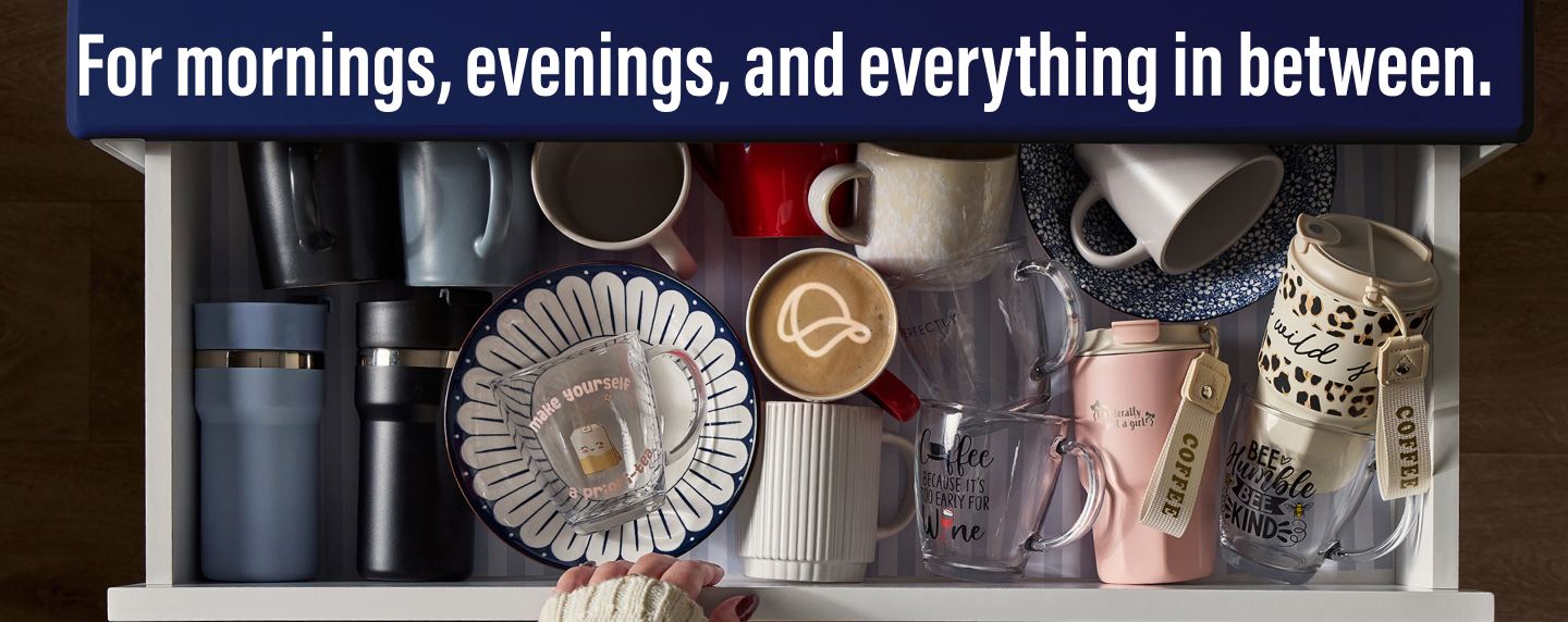 shop Mugs, Tea & Coffee Sets & shop tasty treats