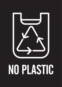 no plastic