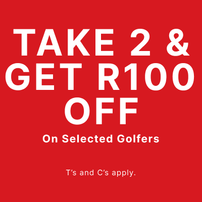 take 2 get R100 off selected golfers