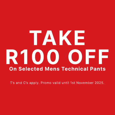 mens technical pants promo