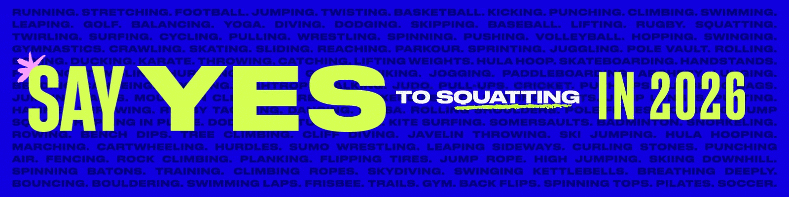 say yes desktop banner