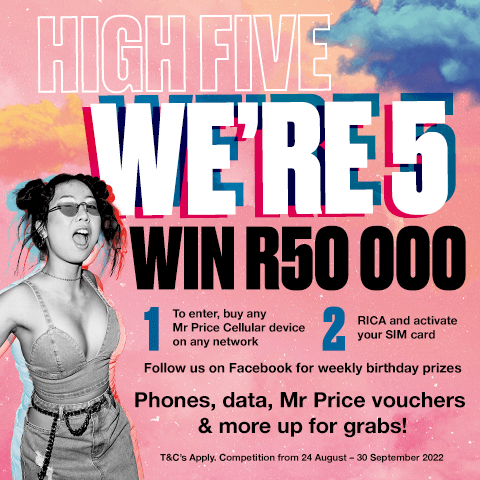 Win R50000 with Mr Price Cellular