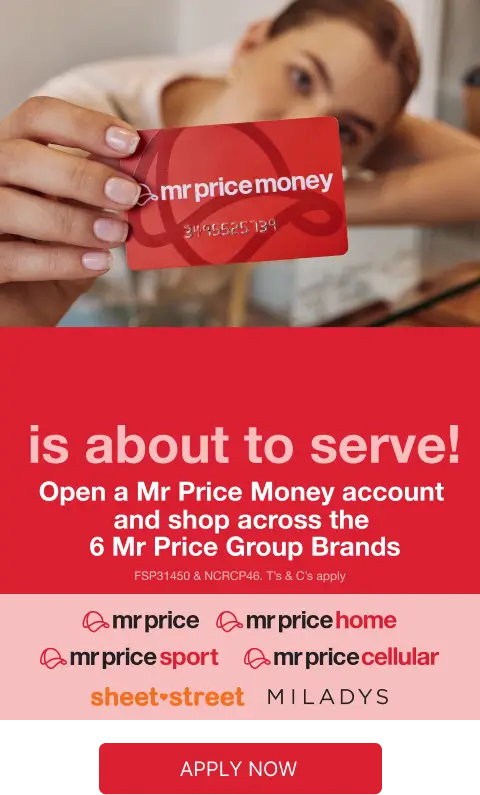 Apply for a Mr Price Money Account