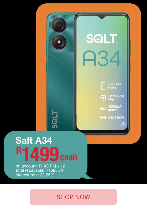 Salt Cellphones at Mr Price