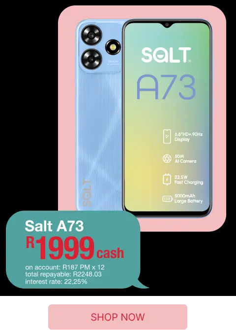 Salt Cellphones at Mr Price