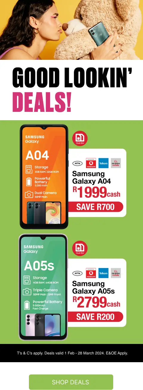 Mr Price Cellular Deals