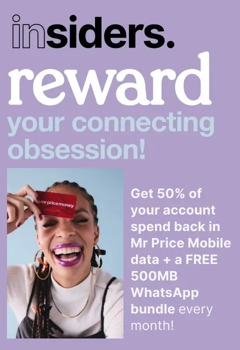 Mr Price Money Insiders exclusive benefits