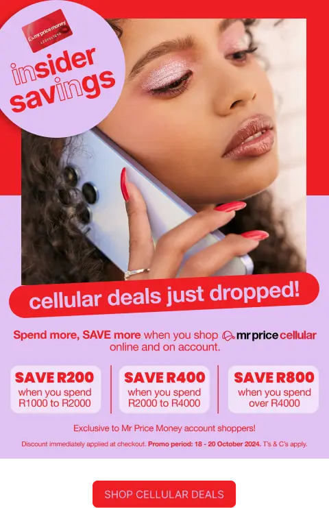 Mr Price Cellular Deals