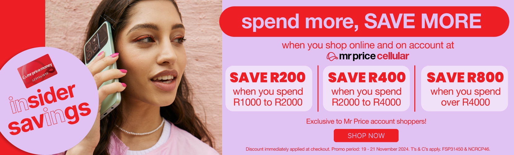 Apply for a Mr Price Money Account