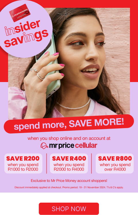 Apply for a Mr Price Money Account