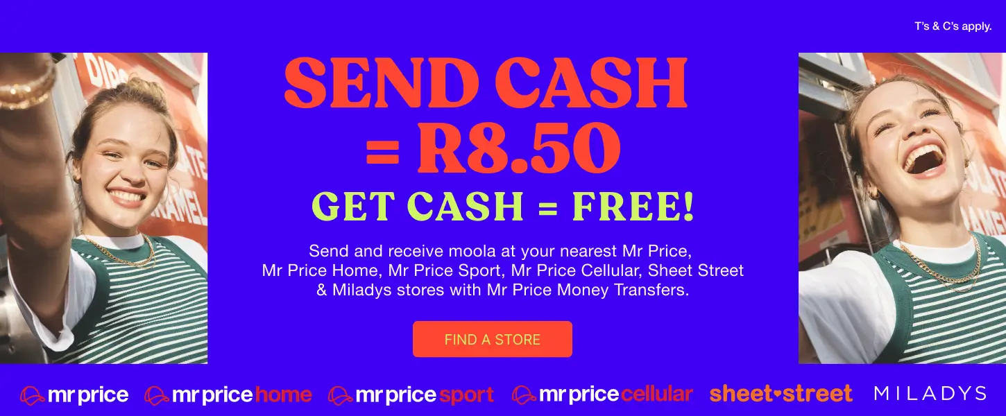 Mr Price Money - Money Transfers - Send Money