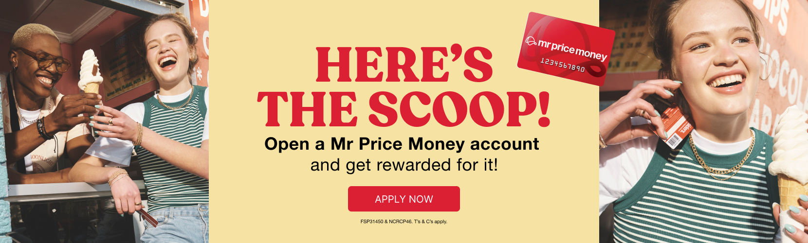 Apply for a Mr Price Money Account