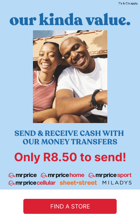 Mr Price Money Transfers