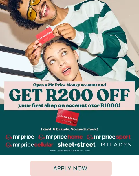 Apply for a Mr Price Money Account