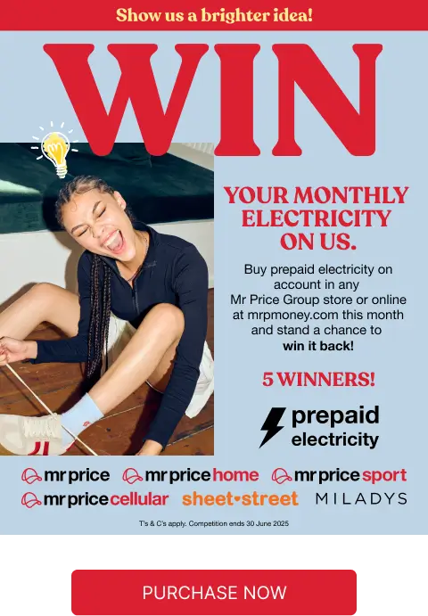 Mr Price Extras Prepaid Electricity