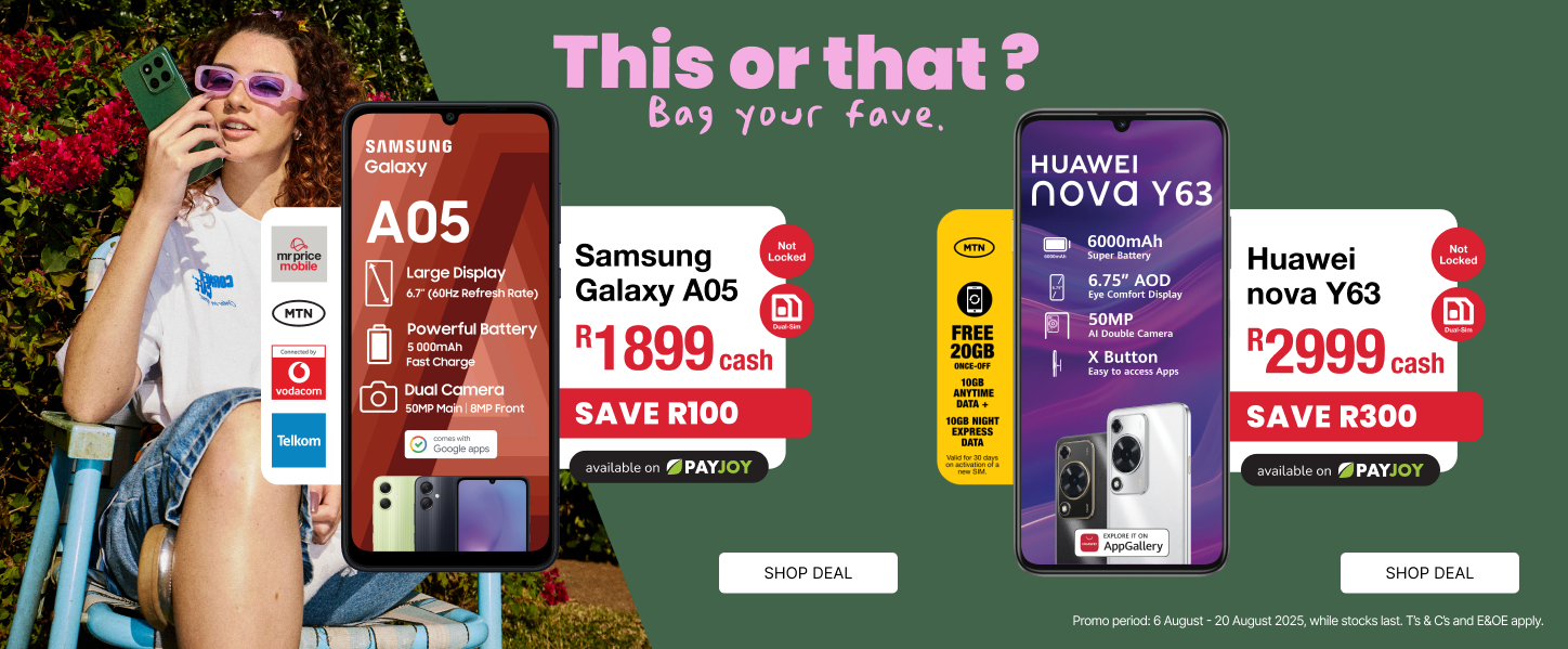 Mr Price Cellular Deals