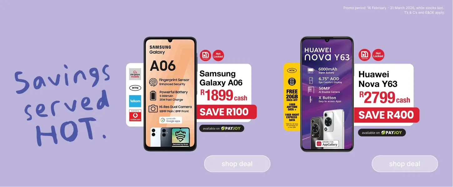 Mr Price Cellular Deals