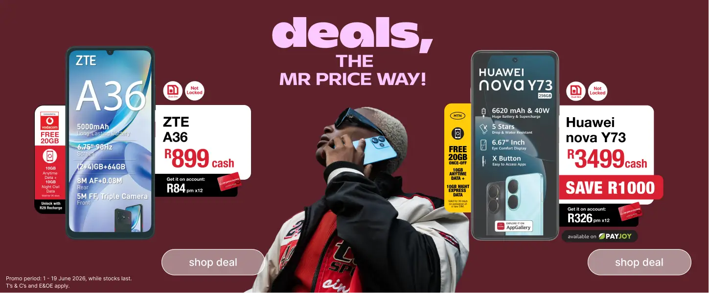 Mr Price Cellular Deals