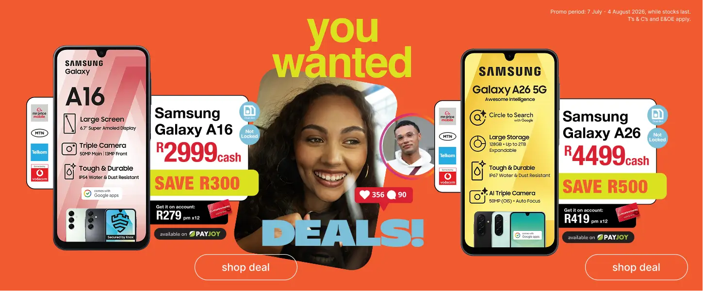 Mr Price Cellular Deals