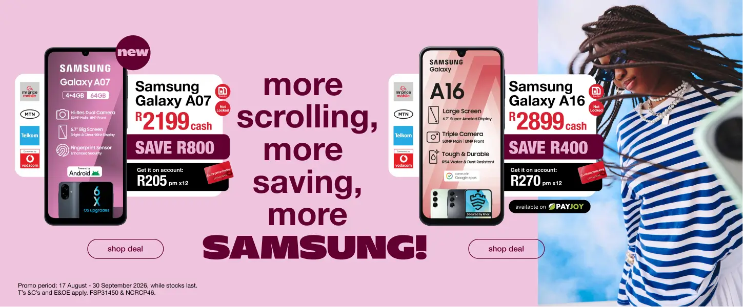 Mr Price Cellular Deals