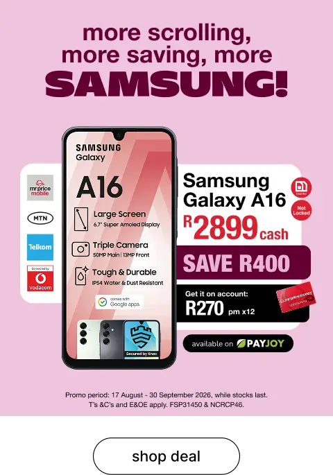 Mr Price Cellular Deals