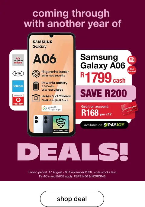 Mr Price Cellular Deals