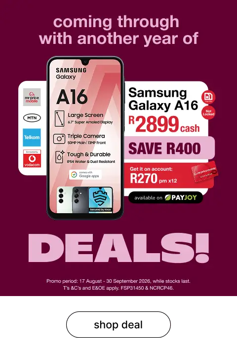 Mr Price Cellular Deals
