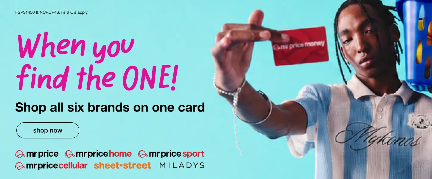 Shop all six brands on one card